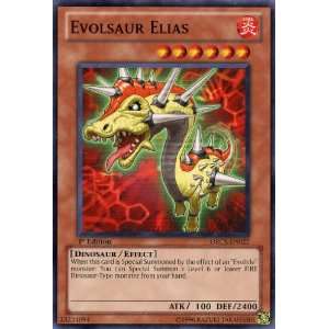  Yu Gi Oh   Evolsaur Elias # 27   Order of Chaos   1st 