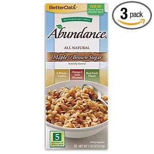 Better Oats Abundance all Natural Multi Grain Hot Cereal ~ Maple 