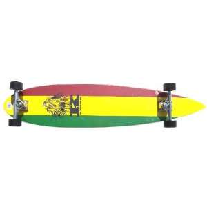 Krown Rasta Pin Tail Longboard Skateboard  Sports 