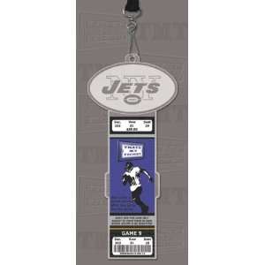  New York Jets Engraved Ticket Holder