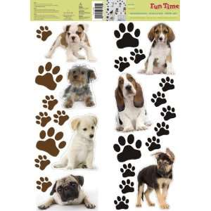  Fun Time Puppy Wall Stickers
