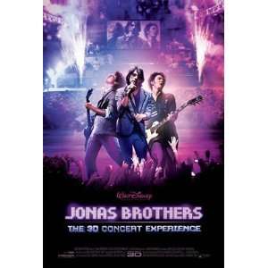 Jonas Brothers 3D Concert Original Movie Poster 27x40