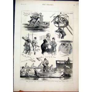   Oxford Cambridge Boat Race 1875 Press Comedy Sketches