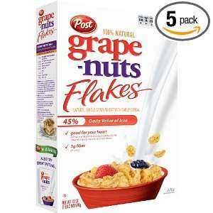 Post Grape Nuts Flakes Cereal, 18 Ounce Grocery & Gourmet Food