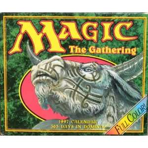  Magic the Gathering 1997 Calendar Full Color Office 
