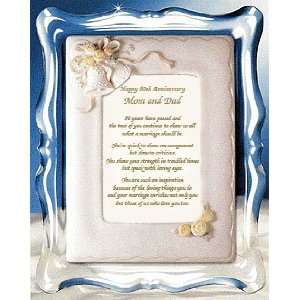 Mom and Dad 50th Anniversary Gift   Heartwarming Anniversary Poem in 