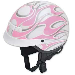   Z1R Nomad Half Helmet Pink Ghost Flames Medium M 0103 0228 Automotive