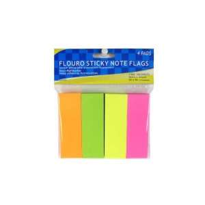  Bulk Pack of 18   Sticky note flags, 4 pads (Each) By Bulk 