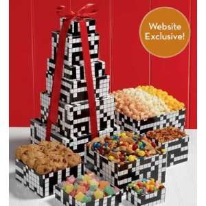 Crossword 6 Tier GiftTower  Grocery & Gourmet Food