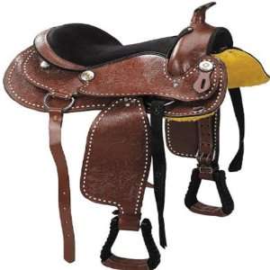 16 Western Style Horse Saddle Trail Riding Equestrian Saddle (Texas 