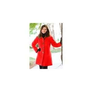  PLUS SIZE FLEECE COAT 