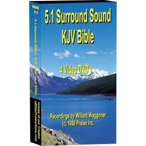 5.1 Surround Sound KJV Bible   75 hours (4) Video DVD 