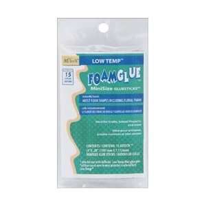 Ad Tech Low Temp Mini Size Foam Glue Sticks 15/Pkg 4X.28 20303415; 6 