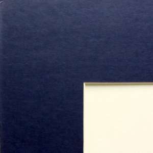  Matting Navy Blue Mat Board Custom cut for 13x27 Picture 