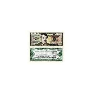  Novelty & Fake Money Cesar Chavez Million Dollar Bill 