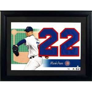  Mark Prior Chicago Cubs Unsigned Jersey Numbers Piece 