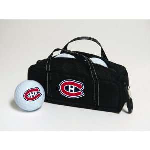   Stick Putters Montreal Canadiens Mini Golf Bag With 3 Pack Golf Balls