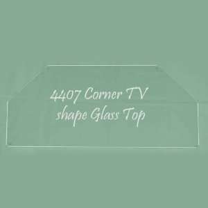  glass top for corner tv stand