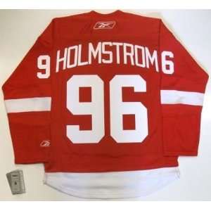  Tomas Holmstrom Detroit Red Wings Jersey Real Rbk Sports 