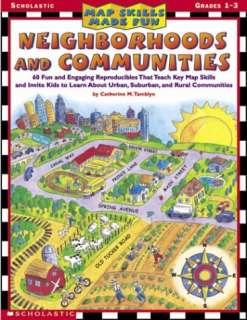 Map Skills Made Fun Neighborhoods and Communities 60 Fun and 