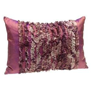   Edie Roberts Wisteria 12  by 18 Inch Boudoir Pillow