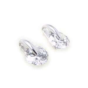  Earrings silver Cristal white. Jewelry