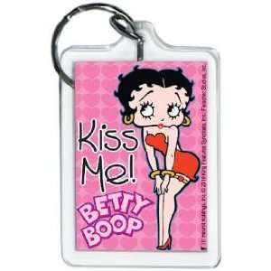  Betty Boop Kiss Me Lucite Keychain 65623KR Toys & Games