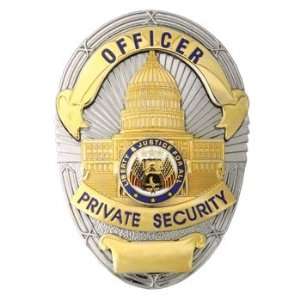  Officer Private Security Badge (Silver)