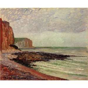 Oil Painting Cliffs at Petit Dalles Camille Pissarro Hand Painted Ar