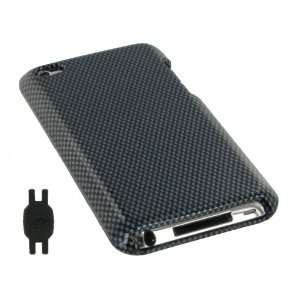  Carbon Fiber Design Snap On Hard Case for Apple iPod Touch 