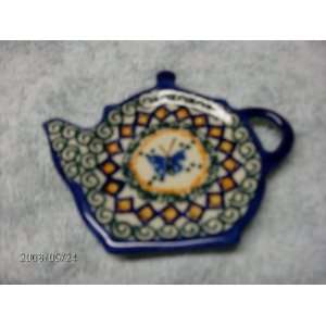  Polish Pottery Teabag Saucer/Mug Lid 