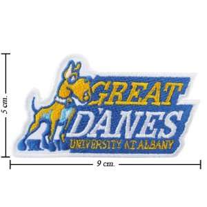 Albany Great Danes Logo Embroidered Iron on Patches  From 