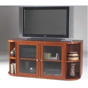  24 TV Cabinet with Glass Doors Finish Espresso 