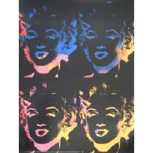  Andy Warhol   Four Multicolored Marilyns