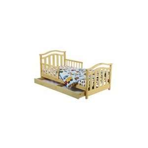 Dream on Me Elora Collection Toddler Bed with Storage Drawer (Natural)