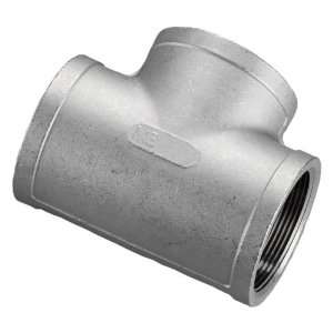 Stainless Steel 316 Cast Pipe Fitting, Tee, Class 150, 2 1/2 NPT 