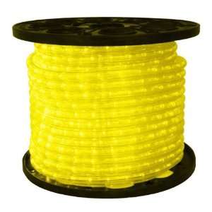  LED 2 Wire 1/2 120v Yellow Rope Light   150