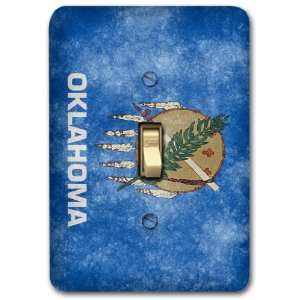  State of Oklahoma Flag Metal Light Switch Plate Cover 