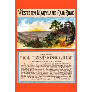  Western Maryland Railroad 20X30 Canvas