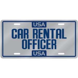  New  Usa Car Rental Officer  License Plate Occupations 