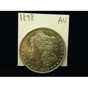  1898 Silver Morgan Dollar AU 