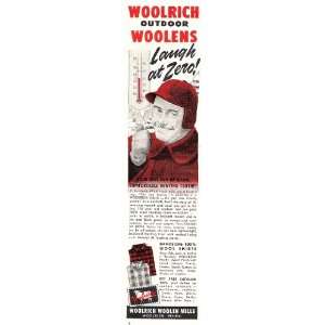   Outdoor Woolens Clothing 1956 Original Advertisement 
