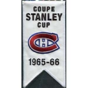   Mini Banners #14 Coupe Stanley Cup 1965 66 Sports Collectibles