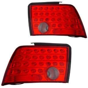  1999 2004 Ford Mustang KS LED Red/Smoke Tail Lights 