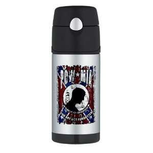   Travel Water Bottle POWMIA All Gave Some Some Gave All on Rebel Flag