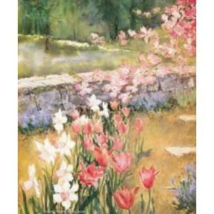  Pink Dogwood artist M.H. Hurlimann Armstrong 23x28