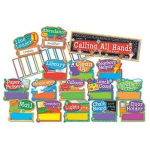   Hands on Management Job Chart Mini Bulletin Board Sets Toys & Games