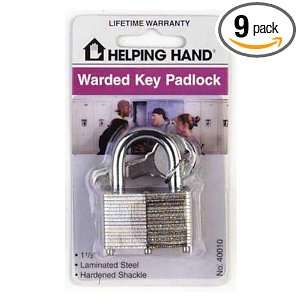  HELPING HANDS Warded Key Padlock Sold in packs of 3