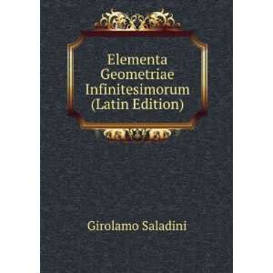  Elementa Geometriae Infinitesimorum (Latin Edition 