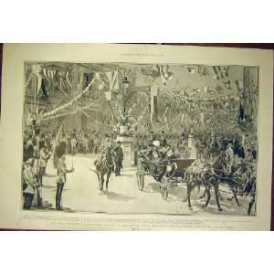  Royal Procession Victoria Marlborough St. James 1901